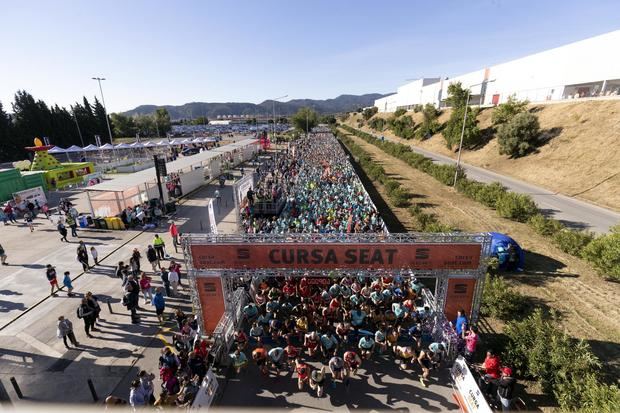 Salida de la carrera, en la que participaron unas 6.000 personas.