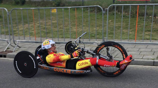 El viladecanense Sergio Garrote, medalla de bronce en el Mundial de Ciclismo en Carretera de Sudáfrica