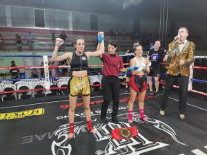 Sheila Martínez se corona como la campeona de España de kickboxing en una épica final