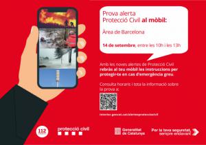 Protección Civil realizará una prueba del sistema de alertas en móviles el 14 de septiembre