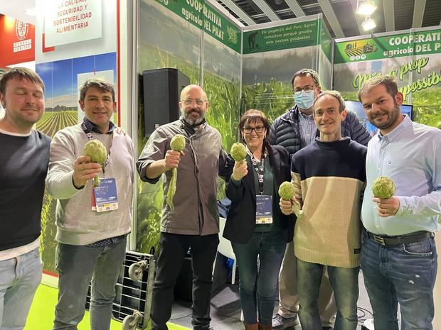 La alcachofa de El Prat, presente en la Fira Alimentaria