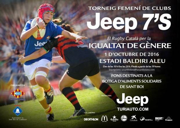 La Unió Esportiva Santboiana celebra el Torneig Femení de Clubs de rugby per la igualtat de gènere