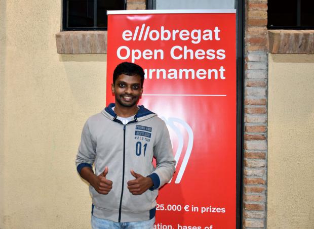 SL Narayanan vence en el Torneo Blitz Masters Ciutat de L'Hospitalet 50 X 50, de El Llobregat Open Chess Tournament