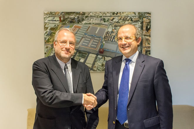 Daniel Calleja, director de Medio Ambiente de la Comisión Europea, visita la Fira de Barcelona