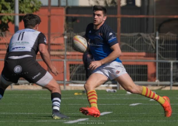 En el partido de ida celebrado a Sant Boi, el match finalizó con empate a 20 entre santboyanos y vallisoletanos (Foto: Jordi Elias)