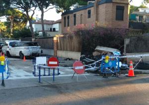 Una persecución policial a toda velocidad por Castelldefels está a punto de acabar en doble tragedia