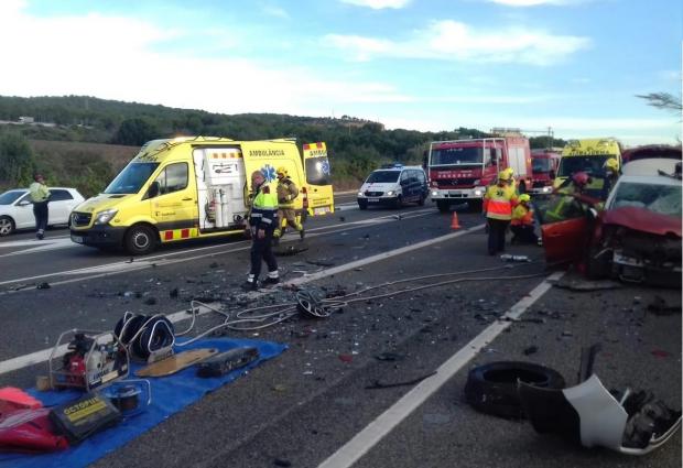 Drama en las carreteras del Baix: la mortalidad de los accidentes de tráfico vuelve a dispararse