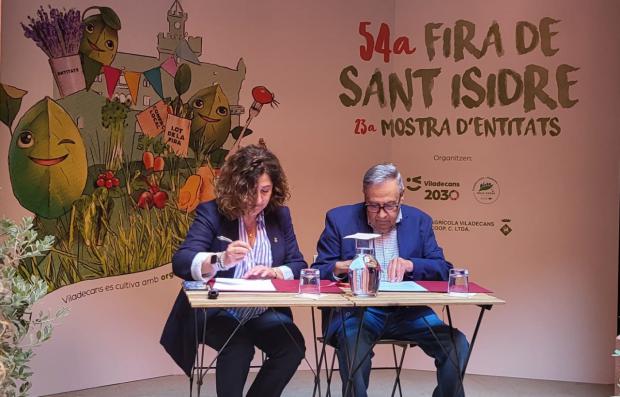 Viladecans renueva su compromiso con la payesía por la Fira de Sant Isidre y reclama más inversiones