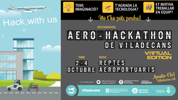 Encuentro de 'cerebritos' en línea en Viladecans para la mejora del aeropuerto