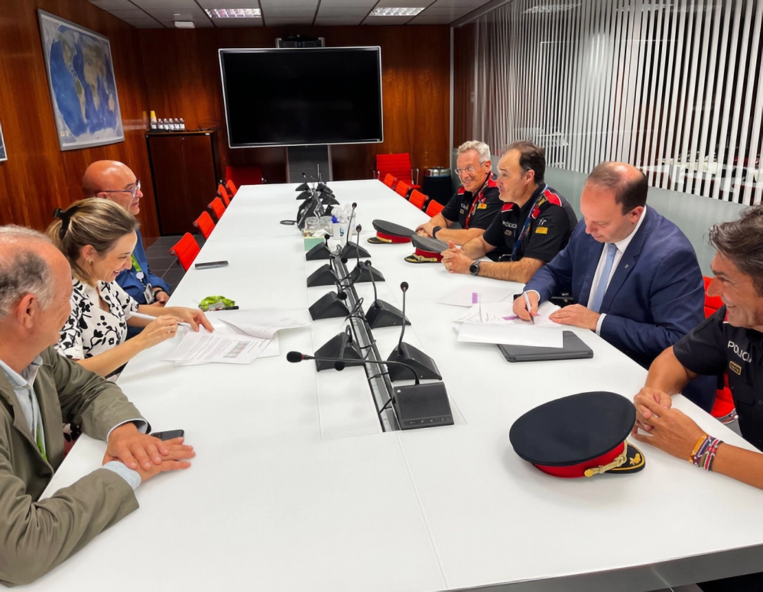 Reunión en el aeropuerto de El Prat