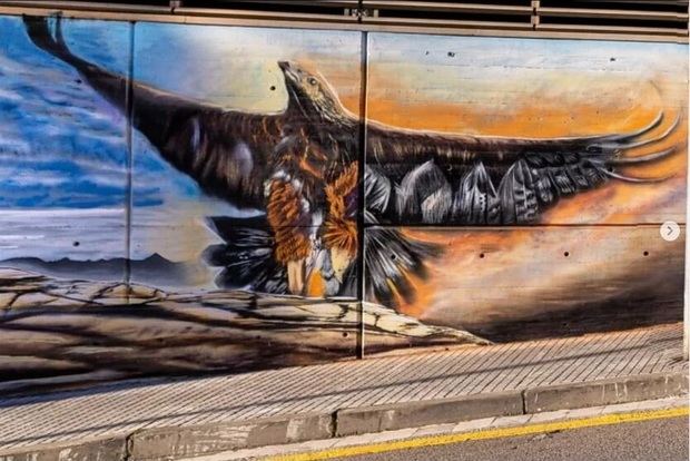 Corbera fomenta el arte local a través del nuevo mural de Xavier Prieto