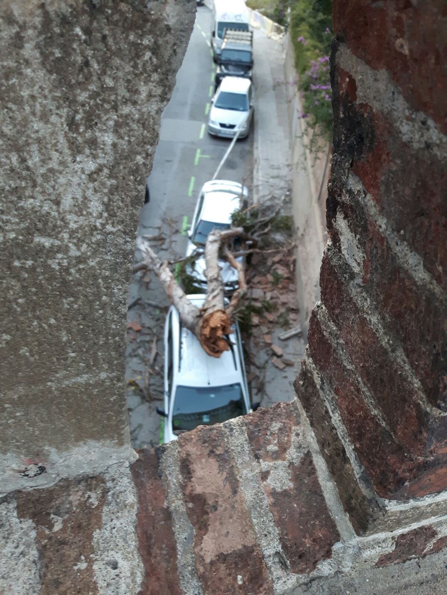 El viento golpea el Baix Llobregat