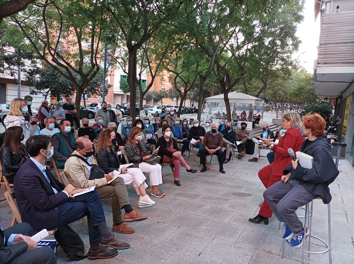 Gemma Badia pide la implicación ciudadana para abordar la remodelación de la av. Eramprunyà y la Pl. Catalunya