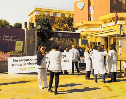 CCOO denuncia la situación de los pacientes y el personal del Hospital Benito Menni ante la ola de calor