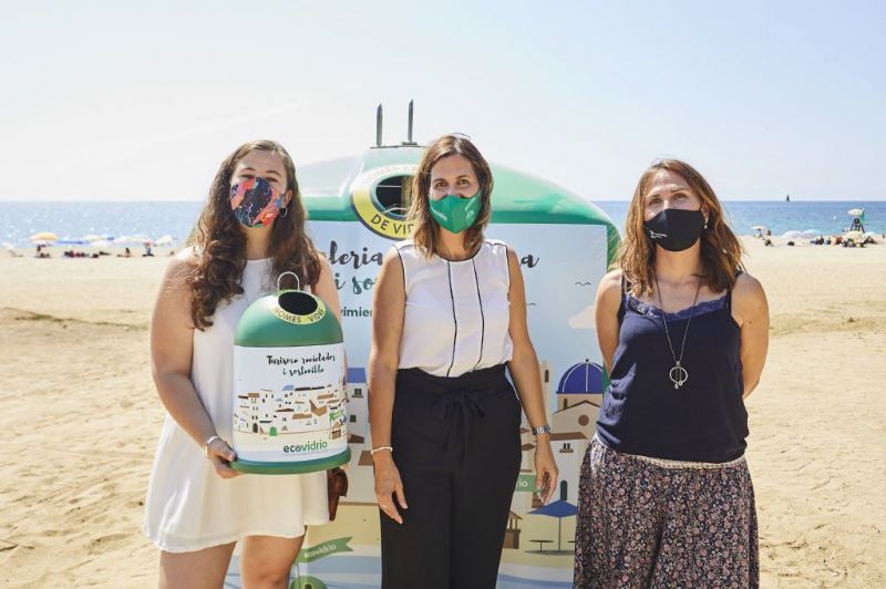 Castelldefels obtiene la bandera verde de Ecovidrio