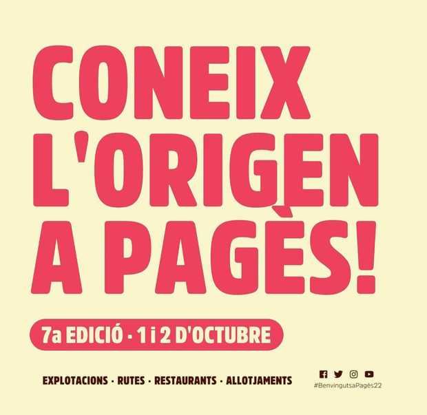 El Baix Llobregat participará en la 7ma edición de Benvinguts a Pagès