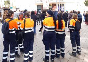 Detalles al margen. La celebración del 8M en Sant Boi