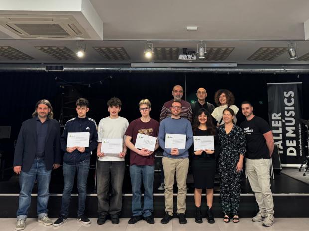 Becas Aena 2025: seis jóvenes talentos reciben 25.000 euros para estudiar en el Taller de Músics