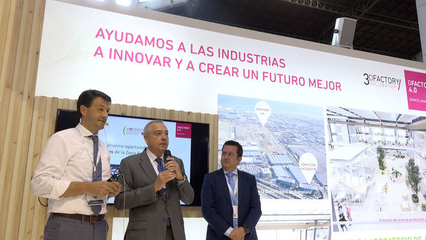 Presentación del proyecto DFactory en la Barcelona Industry Week.