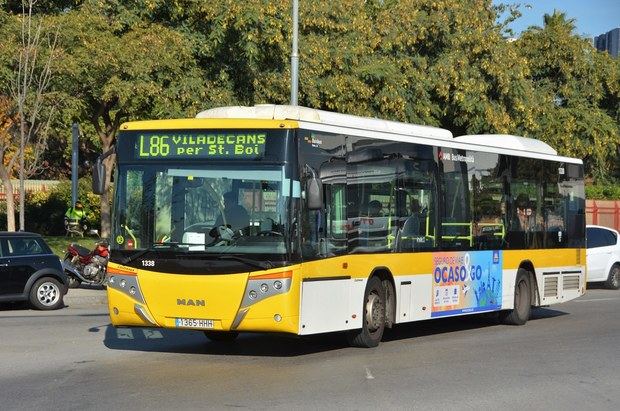 Autobús en circulación