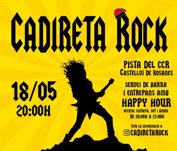 Toda una noche de rock en Castellví: llega el Cadireta Rock este sábado 18 de mayo