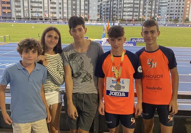 L’Hospitalet Atletisme regresa de las finales de Avilés con una medalla de plata al cuello