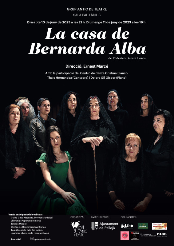 Cartel de la obra teatral 'La Casa de Bernarda Alba'