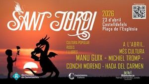 Castelldefels se prepara para la Diada de Sant Jordi con actividades el 23 de abril