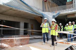 Las obras del tercer CAP de Castelldefels avanzan según el calendario previsto