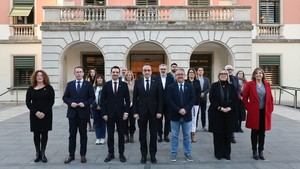 Josep Rull, presidente del Parlament, ha visitado hoy Castelldefels para fortalecer lazos institucionales