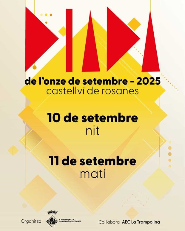Castellví de Rosanes celebra la Diada con novedades y actividades destacadas