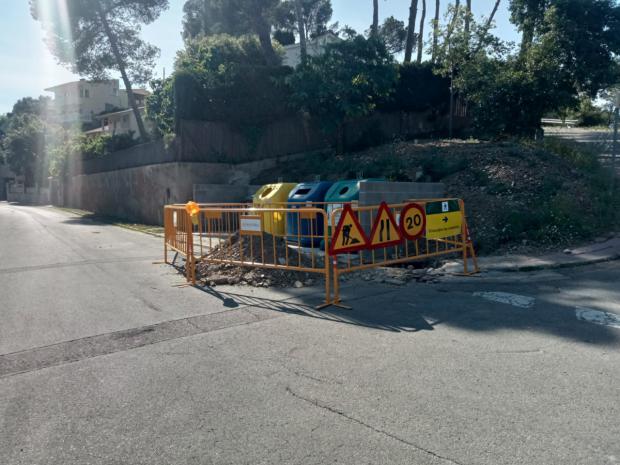 Castellví renueva la red de agua de Can Sunyer. Comienzan las obras en la calle del Montseny