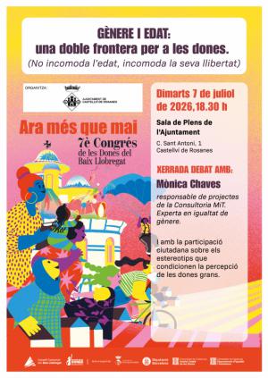 Castellví de Rosanes acogerá una subseu del 7è Congrés de Dones del Baix Llobregat el 7 de julio