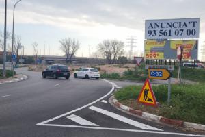 Atención conductores: este acceso a la C-32 desde Sant Boi está cerrado pero hay una ruta alternativa