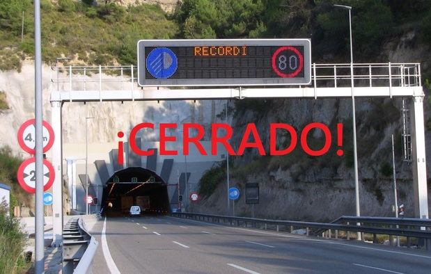 No intentes pasar por el túnel del Bruc la noche del miércoles