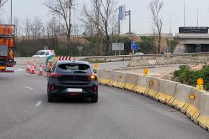Atención conductores: este acceso a la C-32 desde Sant Boi está cerrado pero hay una ruta alternativa