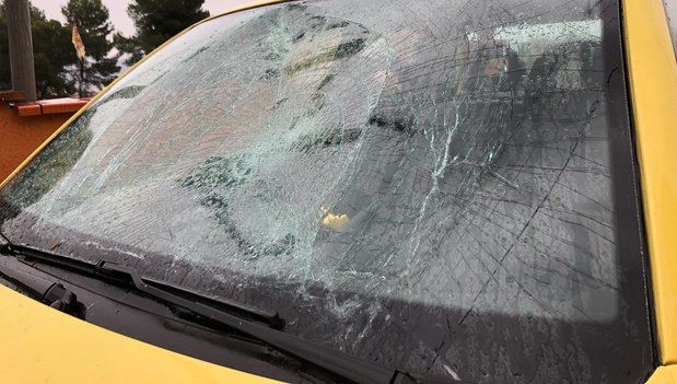 La propia diputada republicana colgó en Twitter fotografías de su coche atacado
