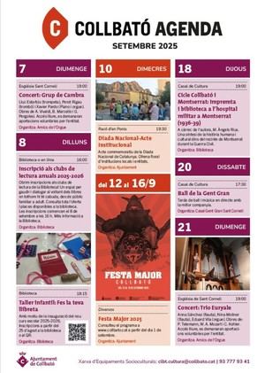 Collbató despide el verano con un septiembre repleto de cultura y festividades