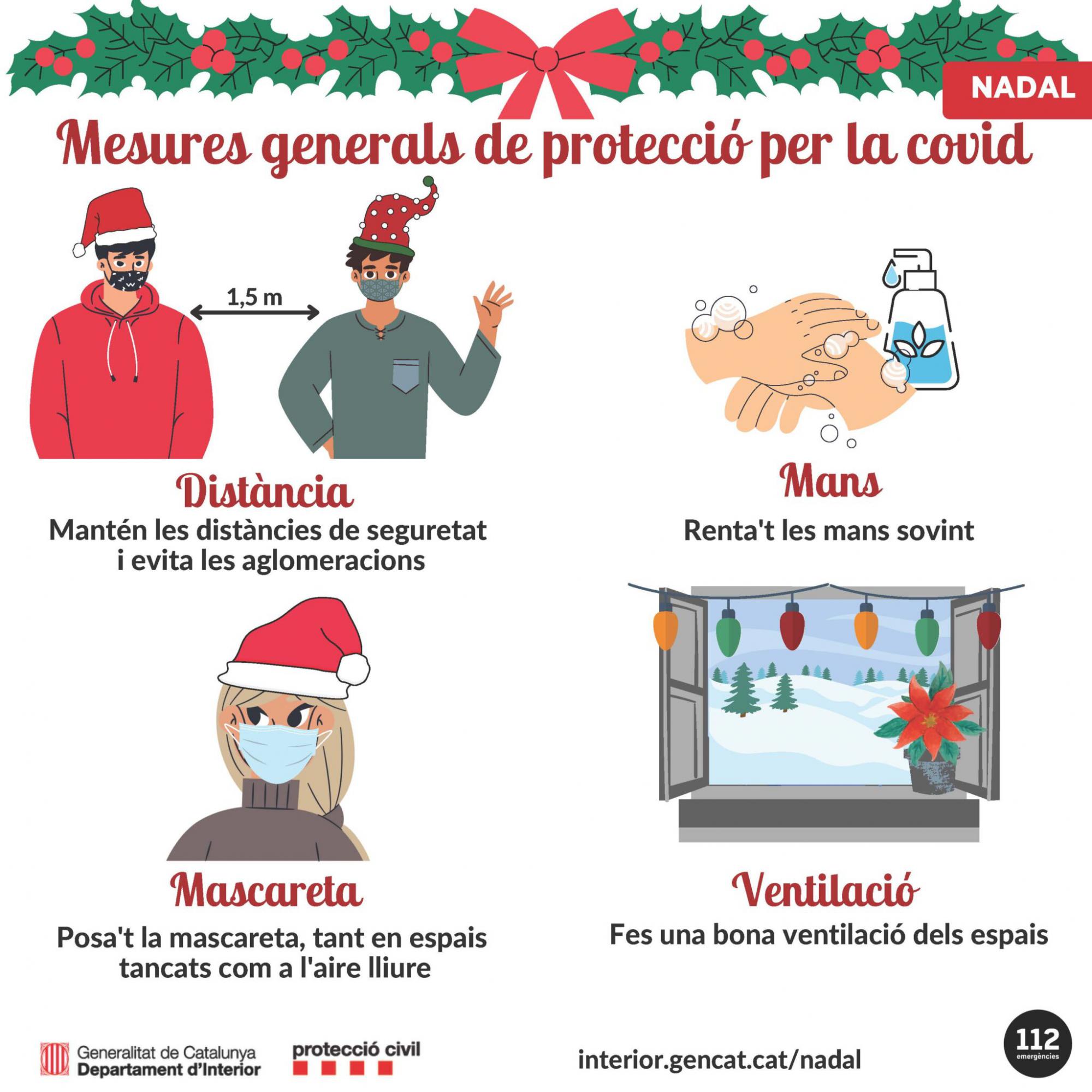 Sant Vicenç ofrece consejos para protegerse y evitar riesgos en los meses de invierno