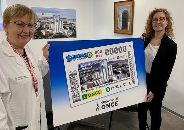 La ONCE dedica un cupón al 50 aniversario del Hospital de Bellvitge