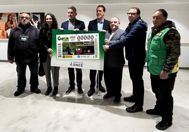 ¡Buena suerte! L’Hospitalet cumple 100 años como ciudad y lo celebra con un cupón de la ONCE único