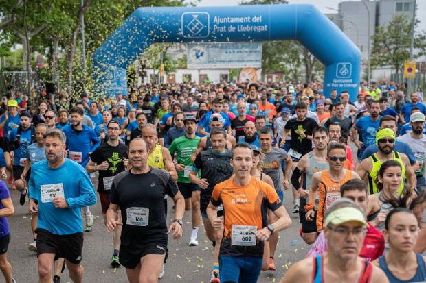 La Cursa Delta Prat rompe el récord de participación en su 25.º aniversario. Más de 1.300 inscritos