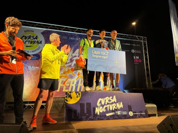 Podio de la prueba masculina de 10K