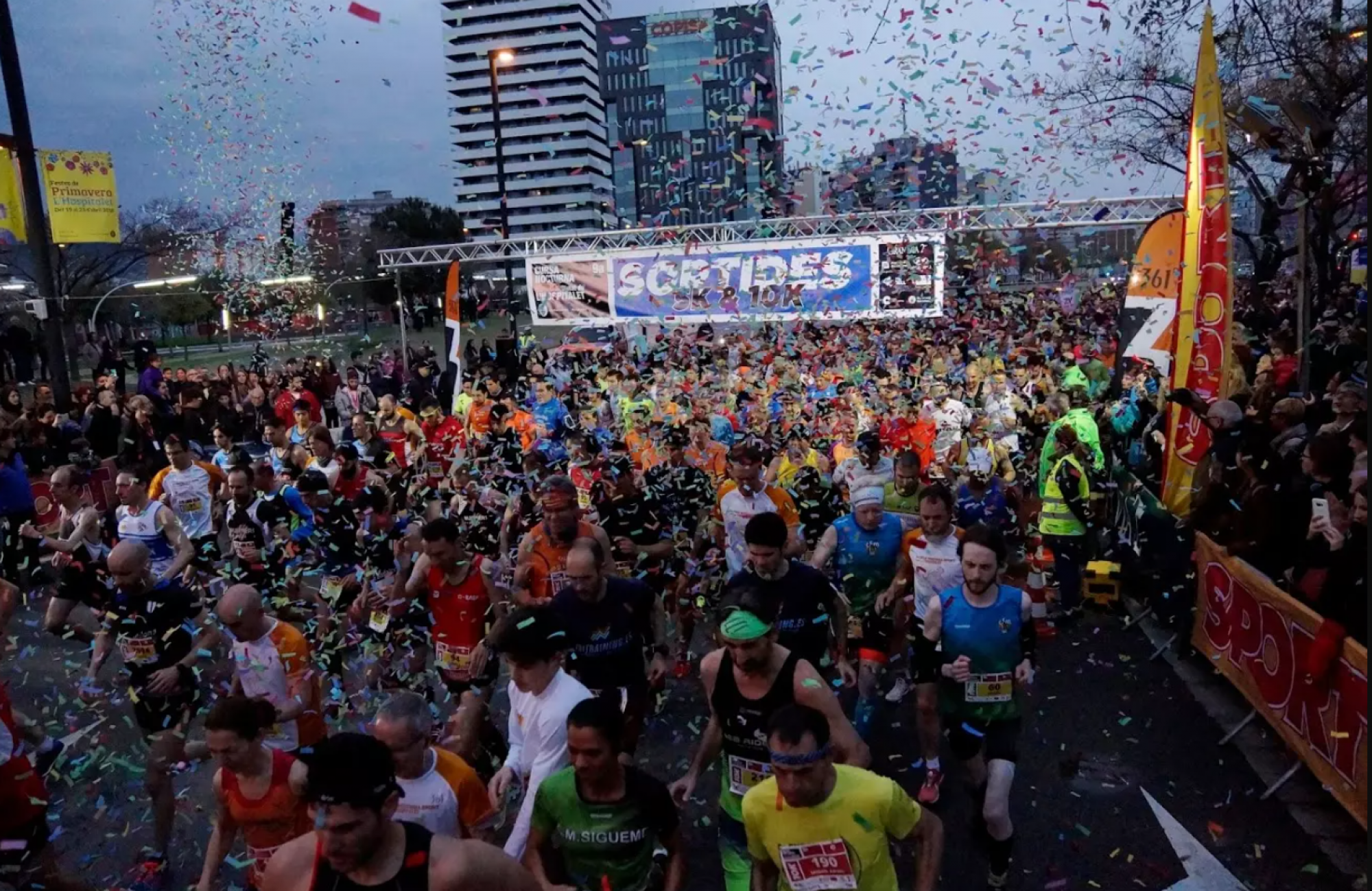 Noche de diversión, deporte y solidaridad. Inscripciones a La Nocturna de L'Hospitalet