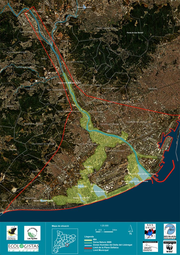 Depana lleva al Parlamento Europeo la protección del Delta del Llobregat