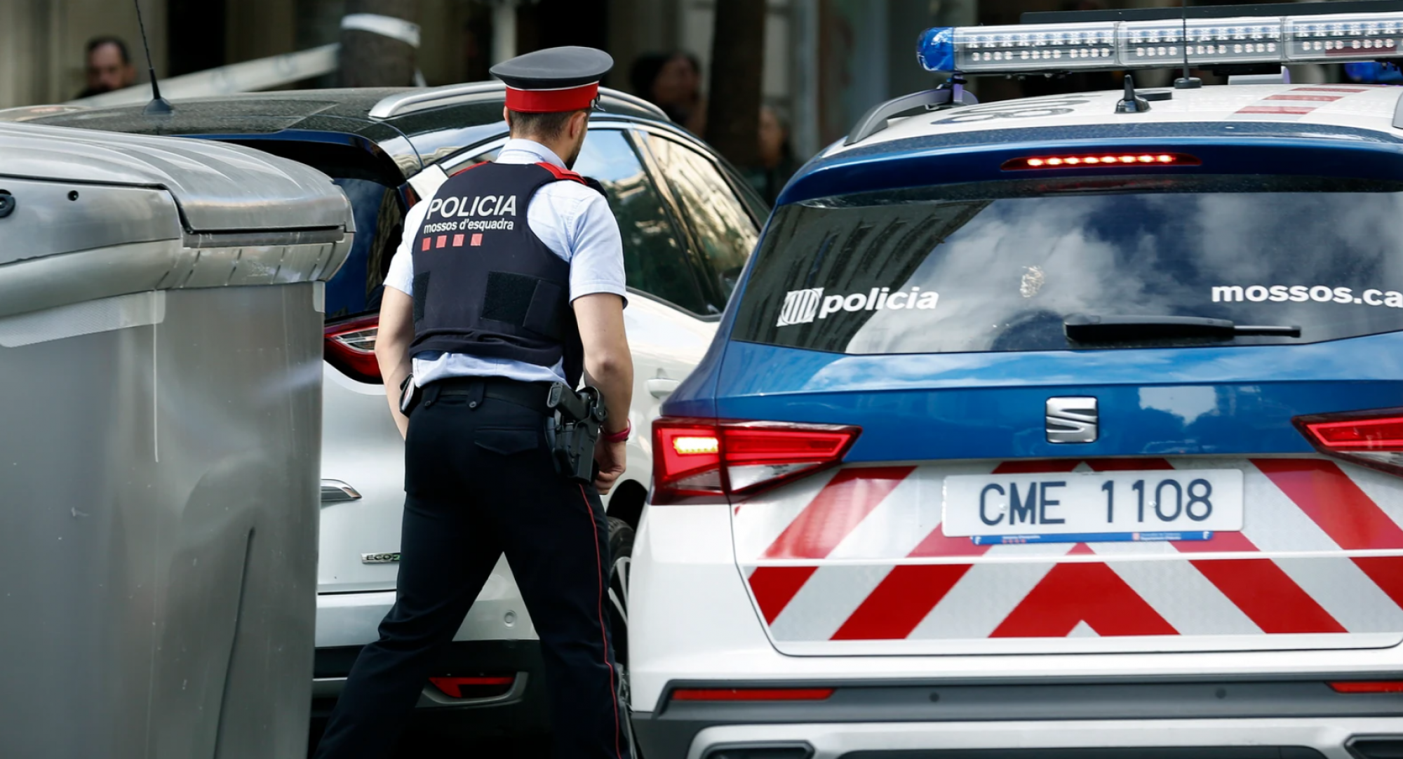 3x1 en delitos. Detenido un hombre tras una persecución temeraria de Terrassa a Cornellà