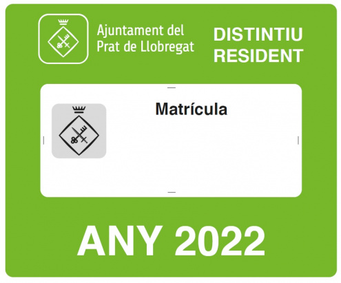 El Prat finaliza el envío de distintivos de zona verde para los residentes del municipio