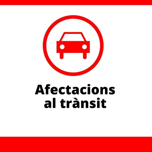 Afectaciones de tráfico en Sant Vicenç dels Horts por inspección del colector metropolitano
