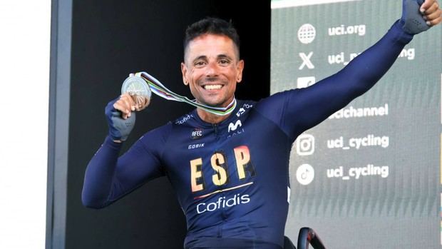 Sergio Garrote logra doble subcampeonato en el Mundial de Paraciclismo