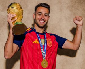 Martorell celebra el Mundial de Eric Garcia con la selección española